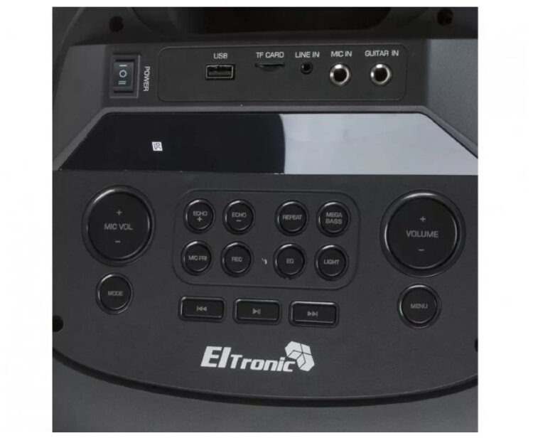Караоке колонка Eltronic EL20-16 с двумя микрофонами