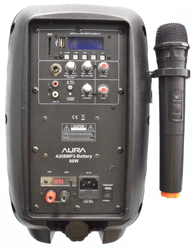 AURA A208MP3-Battery