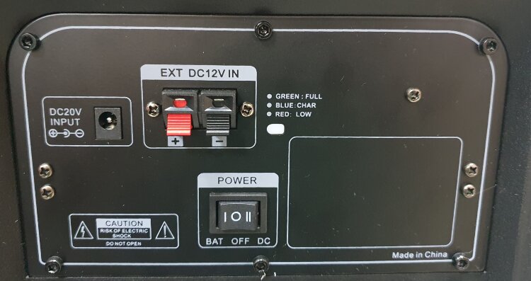 Караоке колонка Gеostar 40000W PMPO с двумя микрофонами
