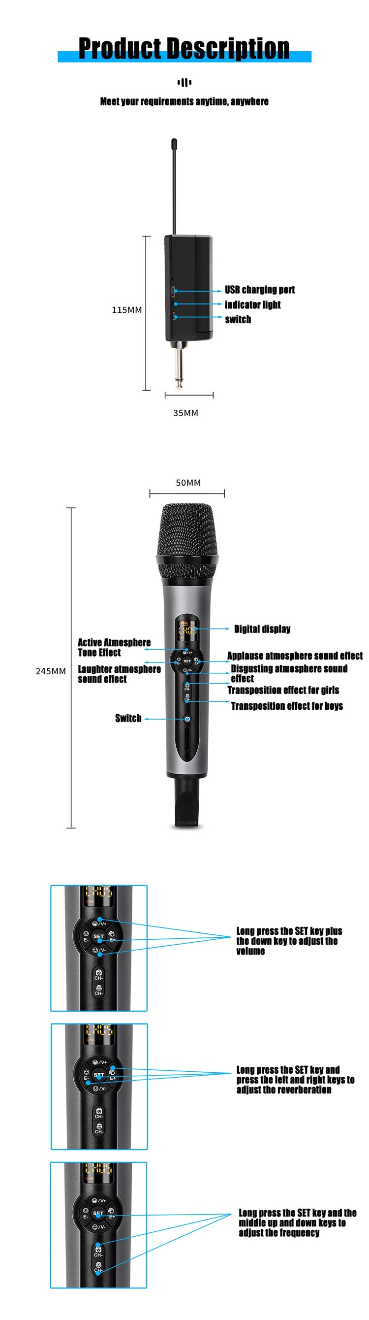 Радиомикрофоны AveryStar AS-KARAOKE
