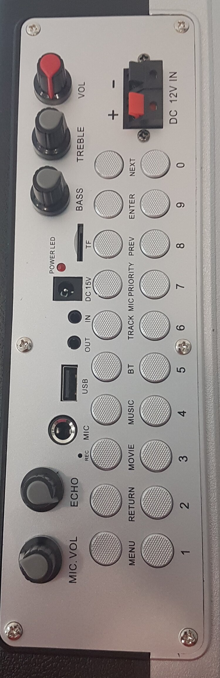 Караоке комбик с монитором,микрофоном и Bluetooth 250 Вт