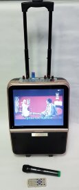 Караоке комбик с монитором,микрофоном и Bluetooth 250 Вт