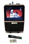 Караоке комбик с монитором,микрофоном и Bluetooth 250 Вт
